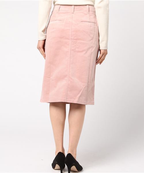 earth music&ecology（アースミュージックアンドエコロジー）の「・コーデュロイタイトスカート（スカート・レディース・チャコールグレー/ピンクベージュ/キャメル・M/L）」の11枚目の写真