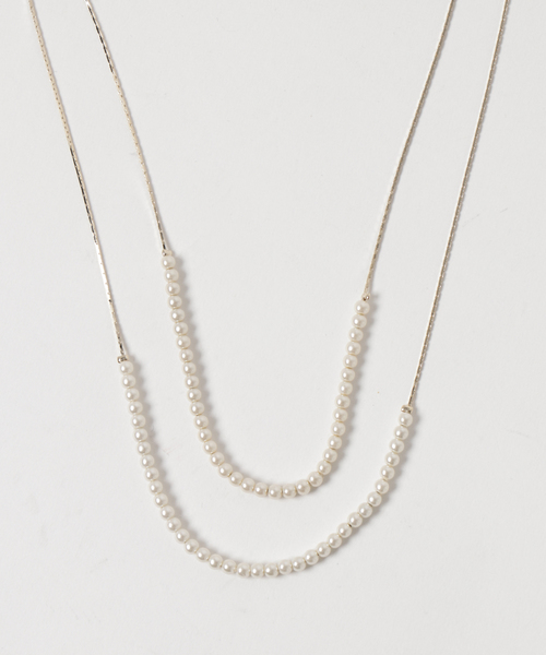 パールチェーン2連ネックレス 結婚式 パーティー フォーマル デイリー パールチェーン2連ネックレス 結婚式 パーティー フォーマル デイリー