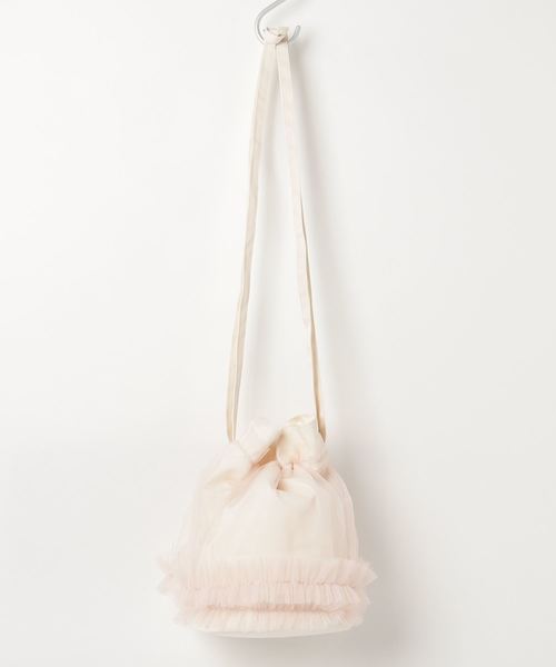 merlot plus（メルロープリュス）の「巾着ハンドバッグ2637（ハンドバッグ・レディース・ブラック/オフホワイト/ライトグリーン・FREE）」の6枚目の写真