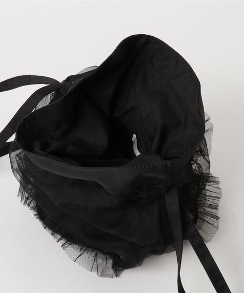 merlot plus（メルロープリュス）の「巾着ハンドバッグ2637（ハンドバッグ・レディース・ブラック/オフホワイト/ライトグリーン・FREE）」の10枚目の写真