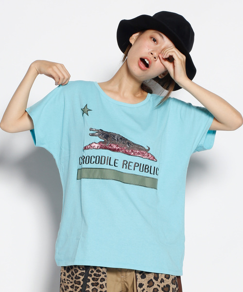 ALDIES(アールディーズ)の「Crocodile Rp T / クロコダイルアールピーT(Tシャツ/カットソー・メンズ・マルチ/ホワイト・MEDIUM/SMALL/X-LARGE/XX-LARGE/X-SMALL/LARGE)」の5枚目の写真