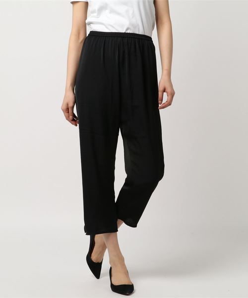 CIAOPANIC（チャオパニック）の「シルク風ウエストゴムパンツ（その他パンツ・レディース・ブラック/イエロー・FREE）」の8枚目の写真