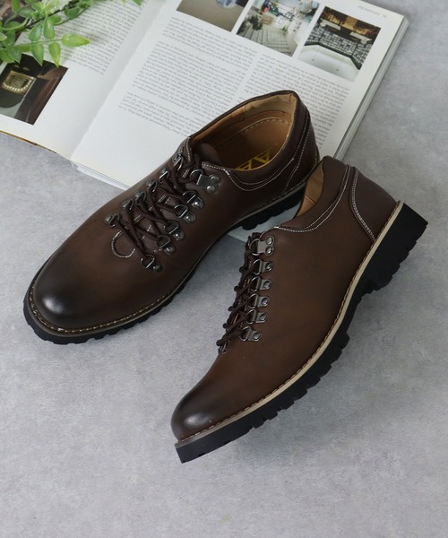 AAA（トリプルエー）の「AAA/ショートマウンテンブーツ（2311）（ブーツ・メンズ・ブラウン系その他2/グレー系その他/ブラック系その他/ブラック/ワイン/ブラウン系その他/ブルー系その他/ダークブラウン/ベージュ系その他/ブラウン/キャメル/イエロー系その他/ブラック系その他2・39/40/41/42/43/44）」の5枚目の写真