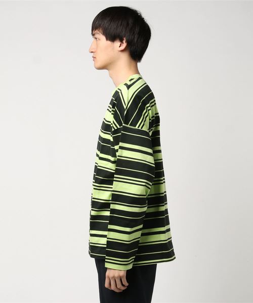 Name. / 長袖Tシャツ/3/コットン/CRM/ボーダー/NMCU-044 Name.（ネーム）の「【Name.】ランダムマリンボーダーロングスリーブT