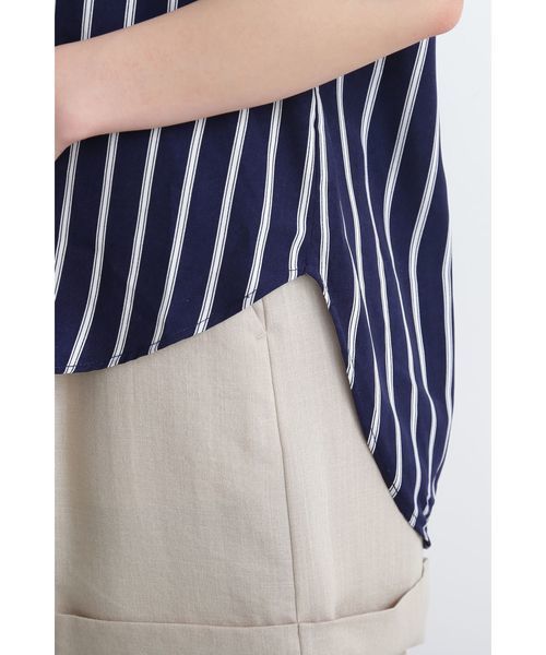 FREE'S MART（フリーズマート）の「キャンディースリーブＶネックシャツ（シャツ/ブラウス・レディース・ホワイト/ホワイト系その他/ベージュ/ダークネイビー・FREE）」の20枚目の写真