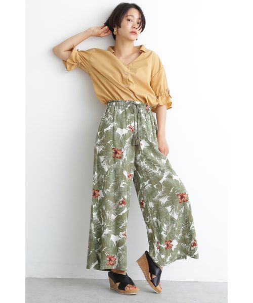 FREE'S MART（フリーズマート）の「キャンディースリーブＶネックシャツ（シャツ/ブラウス・レディース・ホワイト/ホワイト系その他/ベージュ/ダークネイビー・FREE）」の12枚目の写真