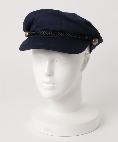 COLONY 2139（コロニートゥーワンスリーナイン）の「コットンマリンキャスケット/キャップ（キャスケット・レディース・ブラック/ネイビー/ベージュ・FREE）」の3枚目の写真