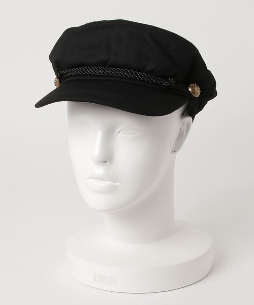 COLONY 2139（コロニートゥーワンスリーナイン）の「コットンマリンキャスケット/キャップ（キャスケット・レディース・ブラック/ネイビー/ベージュ・FREE）」の2枚目の写真