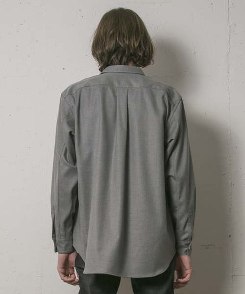 FACTOTUM(ファクトタム)の「【FACTOTUM】T/Rストレッチビッグシャツ(シャツ/ブラウス・メンズ・ブラック/グレー/カーキ・44/46/48)」の12枚目の写真