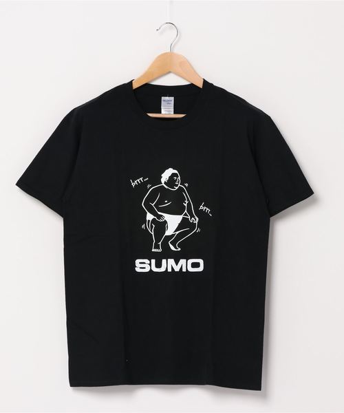 WEGO(ウィゴー)の「WEGO/SUMOロゴプリントTシャツ(Tシャツ/カットソー・メンズ・ホワイト/ブラック・MEDIUM/LARGE/SMALL/X-LARGE)」の2枚目の写真