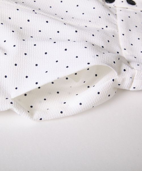 tocco closet(トッコ クローゼット)の「前ボタンドットプリントボリュームマキシスカート(スカート・レディース・ブラック/オフホワイト・M)」の17枚目の写真