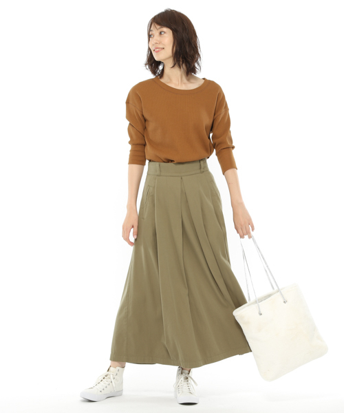 LAKOLE（ラコレ）の「TCワッフル7分袖プルオーバー / LAKOLE（Tシャツ/カットソー・レディース・ブラック/ブラウン/レッド/オフホワイト/グリーン/ブラウン系その他・SMALL/MEDIUM）」の11枚目の写真