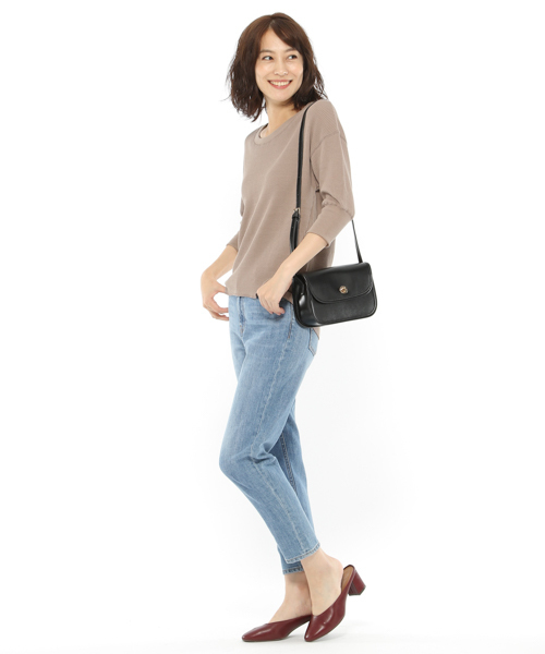 LAKOLE（ラコレ）の「TCワッフル7分袖プルオーバー / LAKOLE（Tシャツ/カットソー・レディース・ブラック/ブラウン/レッド/オフホワイト/グリーン/ブラウン系その他・SMALL/MEDIUM）」の12枚目の写真