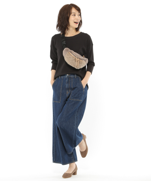 LAKOLE（ラコレ）の「TCワッフル7分袖プルオーバー / LAKOLE（Tシャツ/カットソー・レディース・ブラック/ブラウン/レッド/オフホワイト/グリーン/ブラウン系その他・SMALL/MEDIUM）」の13枚目の写真