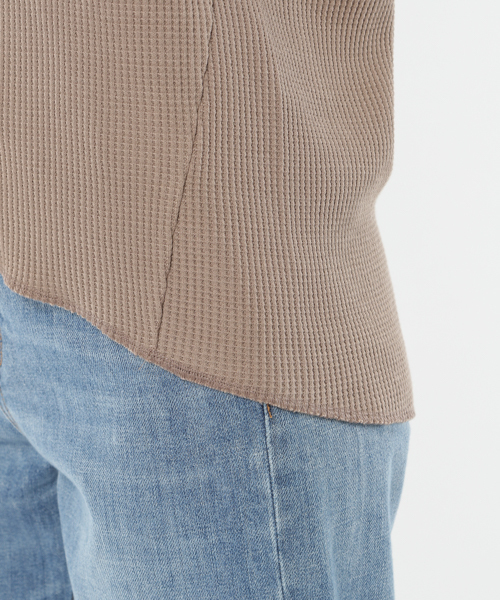 LAKOLE（ラコレ）の「TCワッフル7分袖プルオーバー / LAKOLE（Tシャツ/カットソー・レディース・ブラック/ブラウン/レッド/オフホワイト/グリーン/ブラウン系その他・SMALL/MEDIUM）」の20枚目の写真