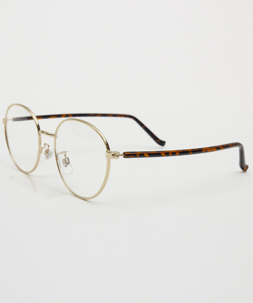 ８(eight)（エイト）の「ボストン サングラス メタル 黒ぶち眼鏡 専用ケース付き（サングラス・メンズ・ライトブルー/オリーブ/クリア/スモークグレー/ブラウン系その他/ライトパープル/ライトピンク・FREE）」の7枚目の写真