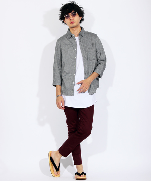 ８(eight)（エイト）の「ボストン サングラス メタル 黒ぶち眼鏡 専用ケース付き（サングラス・メンズ・ライトブルー/オリーブ/クリア/スモークグレー/ブラウン系その他/ライトパープル/ライトピンク・FREE）」の12枚目の写真