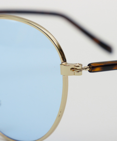 ８(eight)（エイト）の「ボストン サングラス メタル 黒ぶち眼鏡 専用ケース付き（サングラス・メンズ・ライトブルー/オリーブ/クリア/スモークグレー/ブラウン系その他/ライトパープル/ライトピンク・FREE）」の20枚目の写真