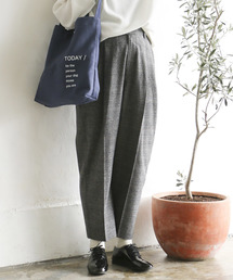 LBC | チェックワイドテーパードパンツ(その他パンツ)
