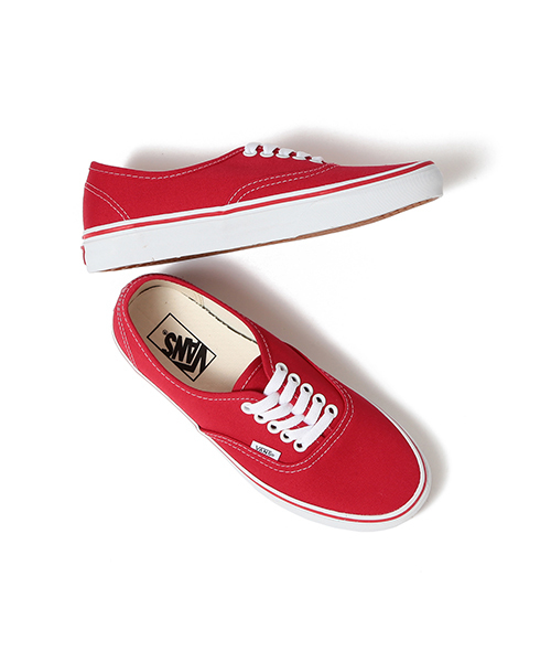 VANS(バンズ)の「VANS / AUTHENTIC(スニーカー・レディース・ホワイト/レッド/ネイビー/その他1/ホワイト系その他/ブラック・5/5h/6/6h/7)」の1枚目の写真