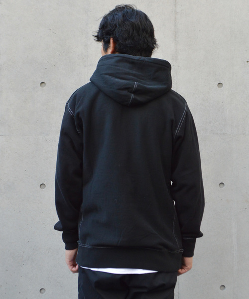 AlexanderLeeChang（アレキサンダーリーチャン）の「AlexanderLeeChang/アレキサンダーリーチャン  SPIT PARKA（パーカー・メンズ・スカイブルー/ブラック/イエロー・2/3）」の16枚目の写真