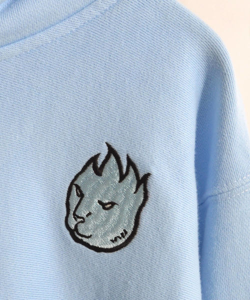 AlexanderLeeChang（アレキサンダーリーチャン）の「AlexanderLeeChang/アレキサンダーリーチャン  SPIT PARKA（パーカー・メンズ・スカイブルー/ブラック/イエロー・2/3）」の7枚目の写真