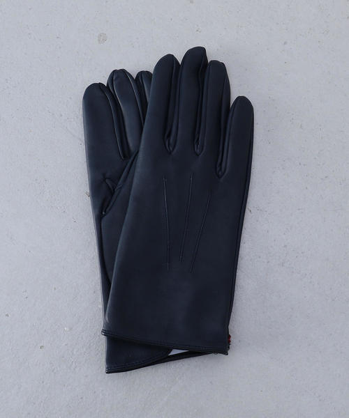 DENTS（デンツ）の「＜DENTS＞SHEEP LEATHER GLOVE/グローブ（手袋・メンズ・ワインレッド/ダークグリーン/ブラック/ネイビー・7 1/2/8）」の3枚目の写真