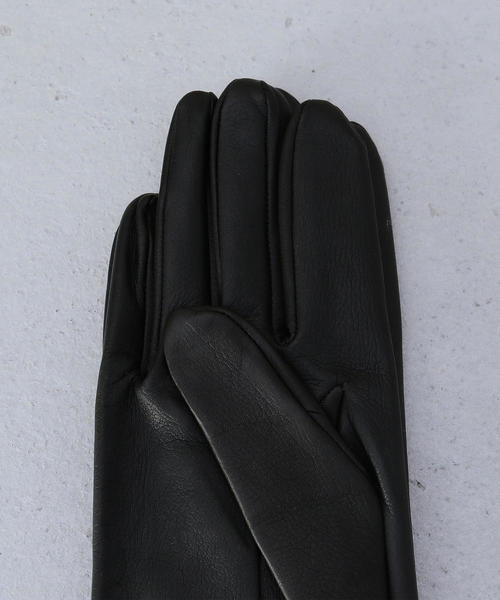 DENTS（デンツ）の「＜DENTS＞SHEEP LEATHER GLOVE/グローブ（手袋・メンズ・ワインレッド/ダークグリーン/ブラック/ネイビー・7 1/2/8）」の7枚目の写真