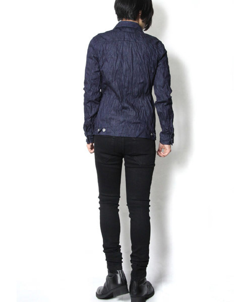 NO ID.（ノーアイディ）の「mp6667-ｺｯﾄﾝｽﾄﾚｯﾁｽｷﾆｰPT パンツ（その他パンツ・メンズ・ライトグレー/ブラック/インディゴブルー・1/2/3）」の6枚目の写真