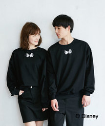 Disney | 【限定ディズニーデザイン】裏毛ゆるスウェット/ミッキーマウス＆ミニーマウス(Tシャツ/カットソー)
