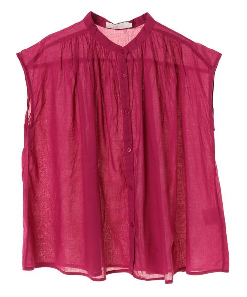 AMERICAN HOLIC（アメリカンホリック）の「ショルダーギャザーフレンチスリーブブラウス＊（シャツ/ブラウス・レディース・ブラック/オフホワイト/ピンク/ターコイズブルー/その他14/ブルー系その他/ストライプ/その他5/ドット・M/L）」の22枚目の写真