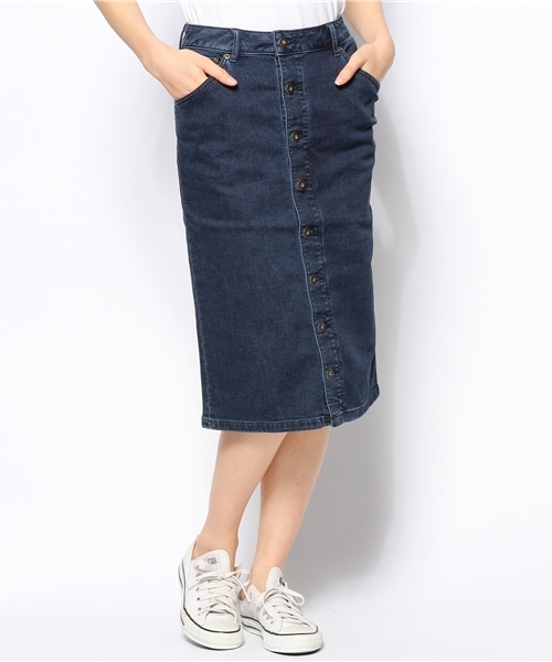 Ray BEAMS（レイビームス）の「◎Ray BEAMS / フロントボタン デニムタイトスカート（スカート・レディース・ブルー系その他/その他1・1/0）」の11枚目の写真
