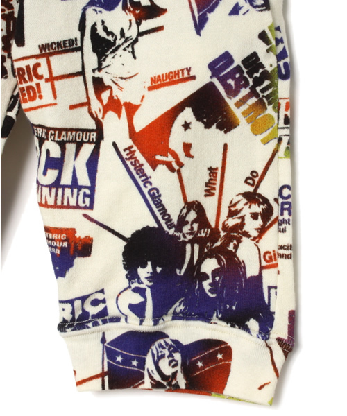 JOEY HYSTERIC（ジョーイヒステリック）の「PUNK PRESS 総柄 SWP（その他パンツ・キッズ・マルチ・SMALL/MEDIUM/X-SMALL）」の4枚目の写真