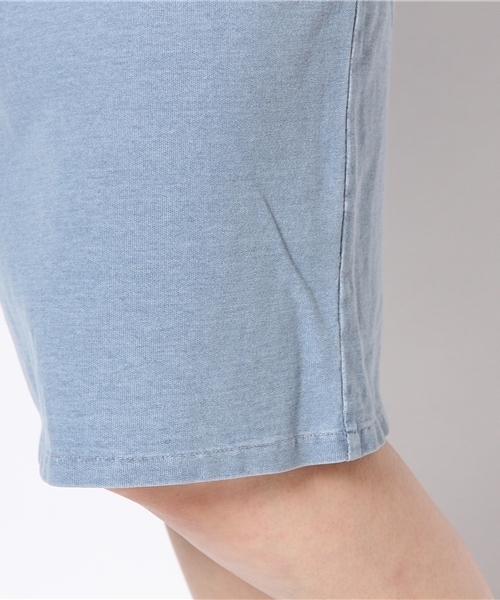 Kastane（カスタネ）の「【Kastane】インディゴタイトスカート（スカート・レディース・ライトブルー/ブルー・FREE）」の4枚目の写真