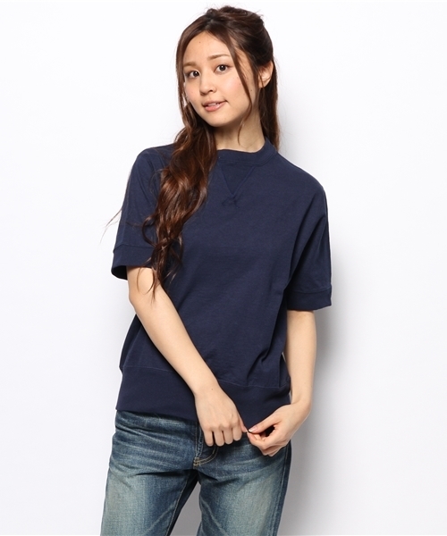 BEAMS BOY(ビームスボーイ)の「CAMBER / SOLID CREW(Tシャツ/カットソー・レディース・ダークグリーン/ネイビー/グレー/ワイン・SMALL)」の3枚目の写真
