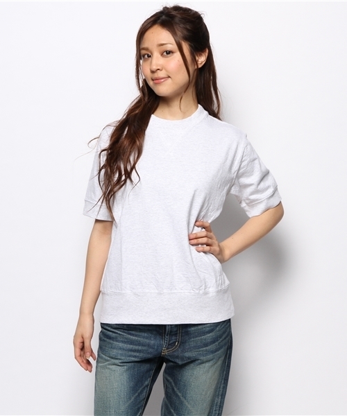 BEAMS BOY(ビームスボーイ)の「CAMBER / SOLID CREW(Tシャツ/カットソー・レディース・ダークグリーン/ネイビー/グレー/ワイン・SMALL)」の1枚目の写真