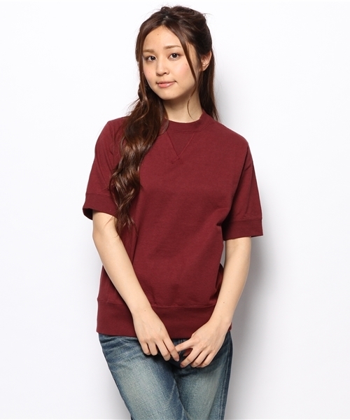 BEAMS BOY(ビームスボーイ)の「CAMBER / SOLID CREW(Tシャツ/カットソー・レディース・ダークグリーン/ネイビー/グレー/ワイン・SMALL)」の4枚目の写真
