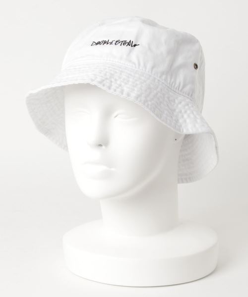 DOUBLE STEAL（ダブルスティール）の「Tagging Bucket Hat（ハット・メンズ・ホワイト/ブラック/ベージュ・MEDIUM）」の8枚目の写真