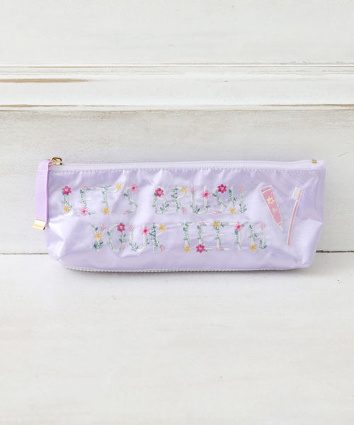 Cocoonist コクーニスト の タイポ刺繍歯ブラシポーチ ポーチ Wear
