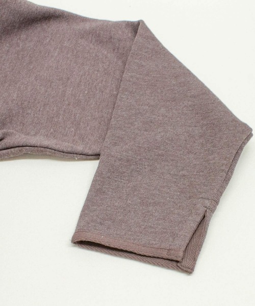 RNA-N（アールエヌエーエヌ）の「M1194 ソフト裏毛ハーフボタンワンピース（ワンピース・レディース・ダークブラウン/オフホワイト/ピンク・MEDIUM）」の14枚目の写真