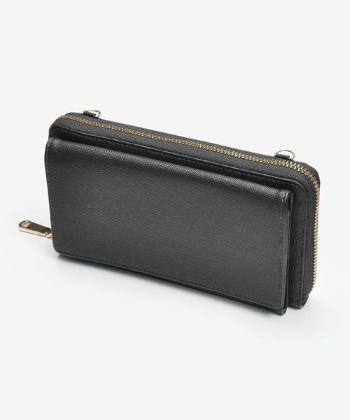 kalie.(カリエ)の「【Emma】3way ウォレット ショルダーバッグ ハンドバッグ(ショルダーバッグ・レディース・グレイッシュベージュ/ブラック/ネイビー・ONE SIZE)」の4枚目の写真