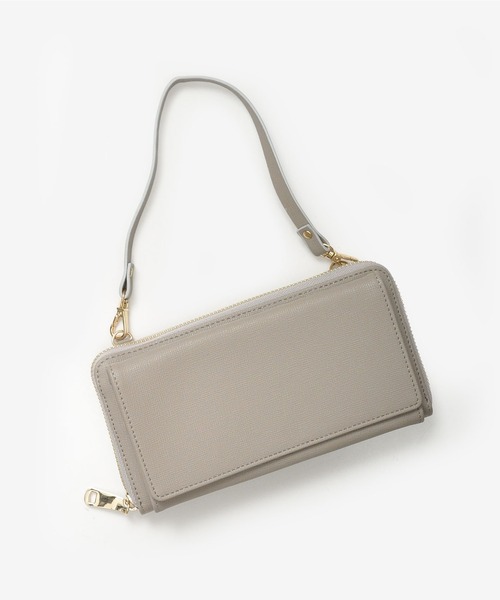 kalie.(カリエ)の「【Emma】3way ウォレット ショルダーバッグ ハンドバッグ(ショルダーバッグ・レディース・グレイッシュベージュ/ブラック/ネイビー・ONE SIZE)」の7枚目の写真