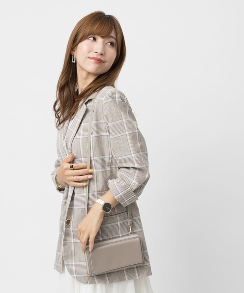 kalie.(カリエ)の「【Emma】3way ウォレット ショルダーバッグ ハンドバッグ(ショルダーバッグ・レディース・グレイッシュベージュ/ブラック/ネイビー・ONE SIZE)」の17枚目の写真