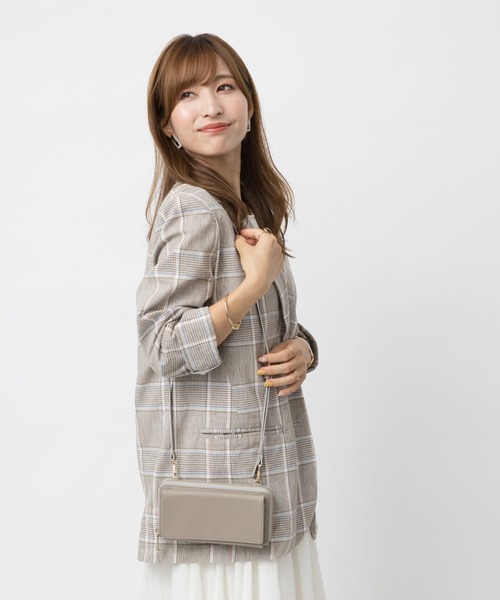 kalie.(カリエ)の「【Emma】3way ウォレット ショルダーバッグ ハンドバッグ(ショルダーバッグ・レディース・グレイッシュベージュ/ブラック/ネイビー・ONE SIZE)」の18枚目の写真