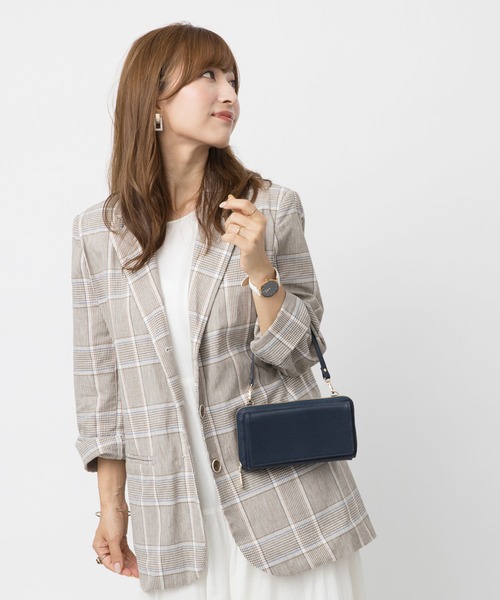 kalie.(カリエ)の「【Emma】3way ウォレット ショルダーバッグ ハンドバッグ(ショルダーバッグ・レディース・グレイッシュベージュ/ブラック/ネイビー・ONE SIZE)」の21枚目の写真