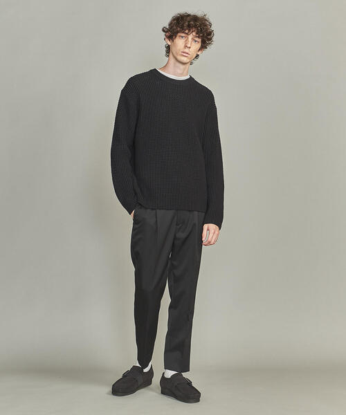 BEAUTY&YOUTH UNITED ARROWS（ビューティーアンドユースユナイテッドアローズ）の「BY バルキー ワッフル ニット（ニット/セーター・メンズ・ナチュラル/ブラック/ネイビー/その他1・L/XL/M/S）」の21枚目の写真
