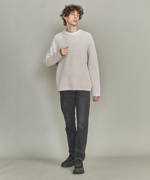 BEAUTY&YOUTH UNITED ARROWS（ビューティーアンドユースユナイテッドアローズ）の「BY バルキー ワッフル ニット（ニット/セーター・メンズ・ナチュラル/ブラック/ネイビー/その他1・L/XL/M/S）」の16枚目の写真