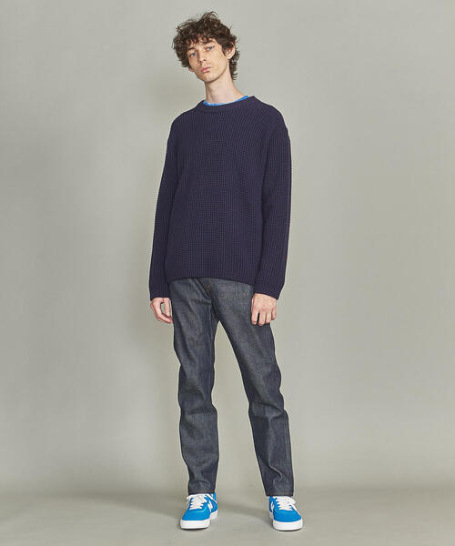 BEAUTY&YOUTH UNITED ARROWS（ビューティーアンドユースユナイテッドアローズ）の「BY バルキー ワッフル ニット（ニット/セーター・メンズ・ナチュラル/ブラック/ネイビー/その他1・L/XL/M/S）」の19枚目の写真