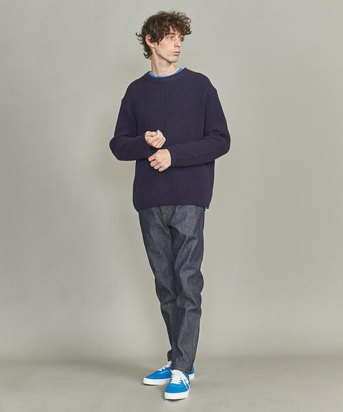 BEAUTY&YOUTH UNITED ARROWS（ビューティーアンドユースユナイテッドアローズ）の「BY バルキー ワッフル ニット（ニット/セーター・メンズ・ナチュラル/ブラック/ネイビー/その他1・L/XL/M/S）」の9枚目の写真