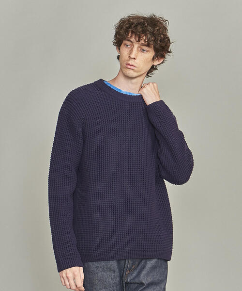 BEAUTY&YOUTH UNITED ARROWS（ビューティーアンドユースユナイテッドアローズ）の「BY バルキー ワッフル ニット（ニット/セーター・メンズ・ナチュラル/ブラック/ネイビー/その他1・L/XL/M/S）」の10枚目の写真